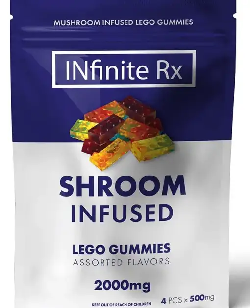 INfinite Rx Shroom Infused Block Gummies Edibles (2000mg)