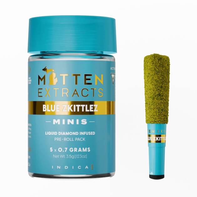 mitten extracts infused pre-rolls