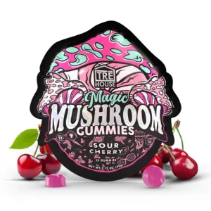 TRE House | Sour Cherry Magic Mushroom Gummies | 15ct